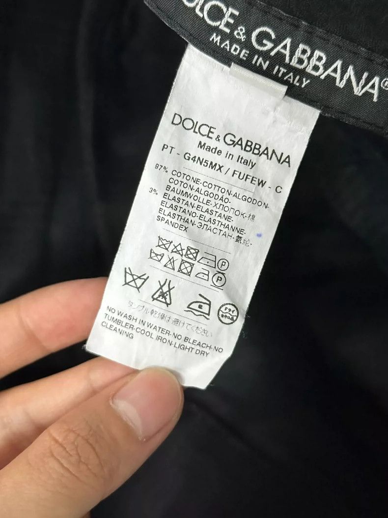 Dolce & Gabbana Dolce Gabbana Black Pants Size 48 Size US 44 / EU 60 - 6 Thumbnail