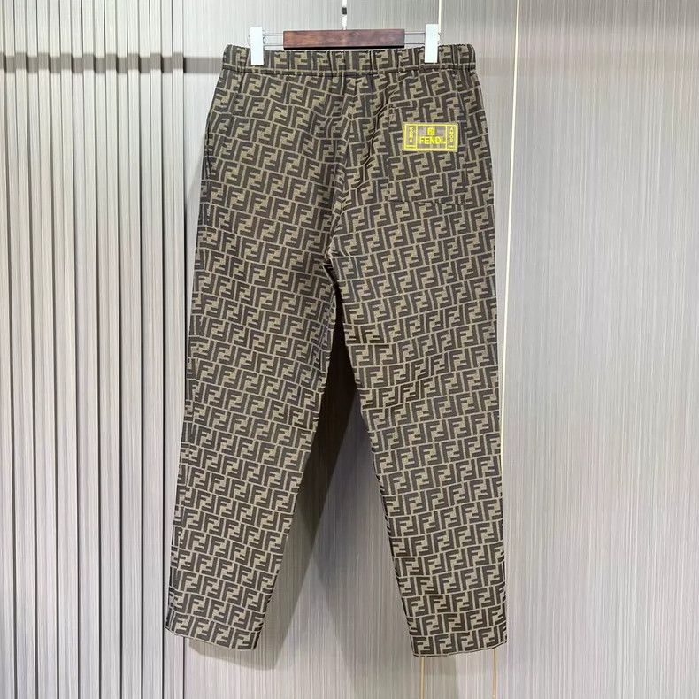 Fendi Fendi Monogram Print Casual Pants Size 50 Size US 44 / EU 60 - 2 Thumbnail