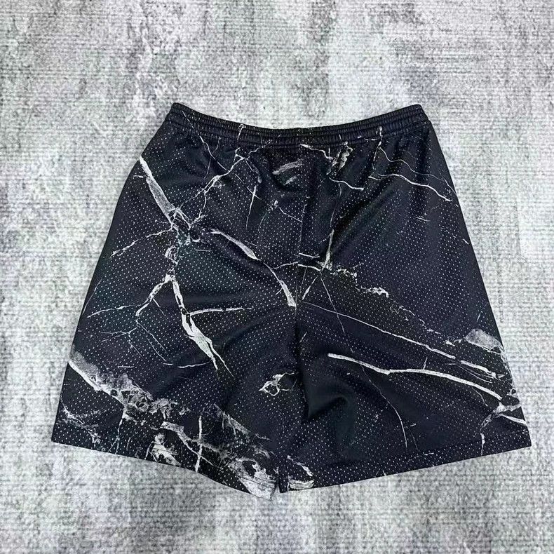 Raf Simons Black Marble Print Athletic Shorts Size M Size US 30 / EU 46 - 2 Thumbnail