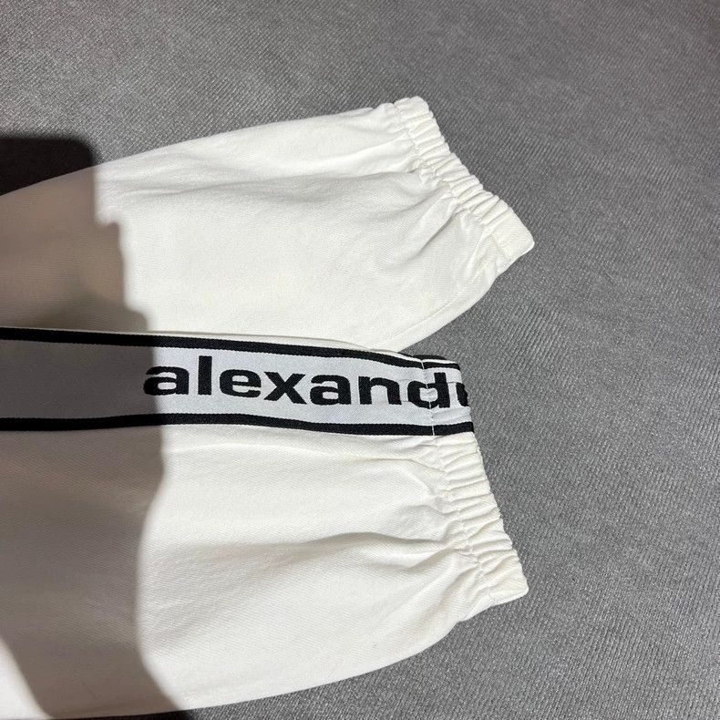 Alexander Wang Alexander Wang White Logo Side Pants Size US 30 / EU 46 - 3 Thumbnail
