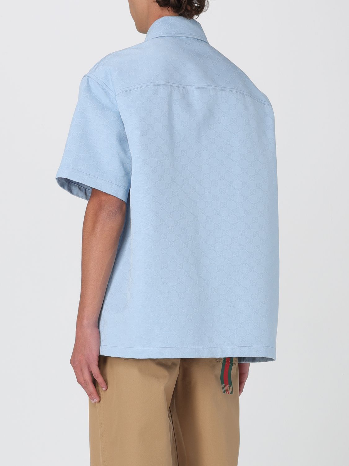 Gucci Gucci Shirt Men Sky Blue Size US M / EU 48-50 / 2 - 3 Thumbnail