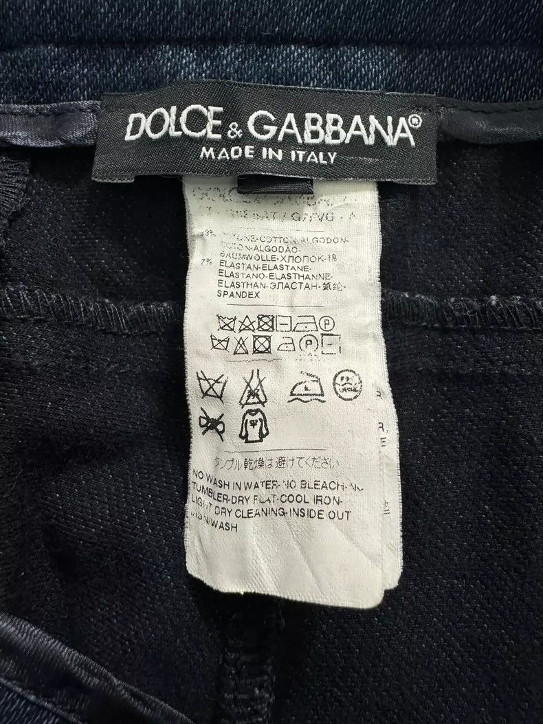 Dolce & Gabbana Dolce & Gabbana Denim Pants with Design Details Size US 44 / EU 60 - 5 Thumbnail