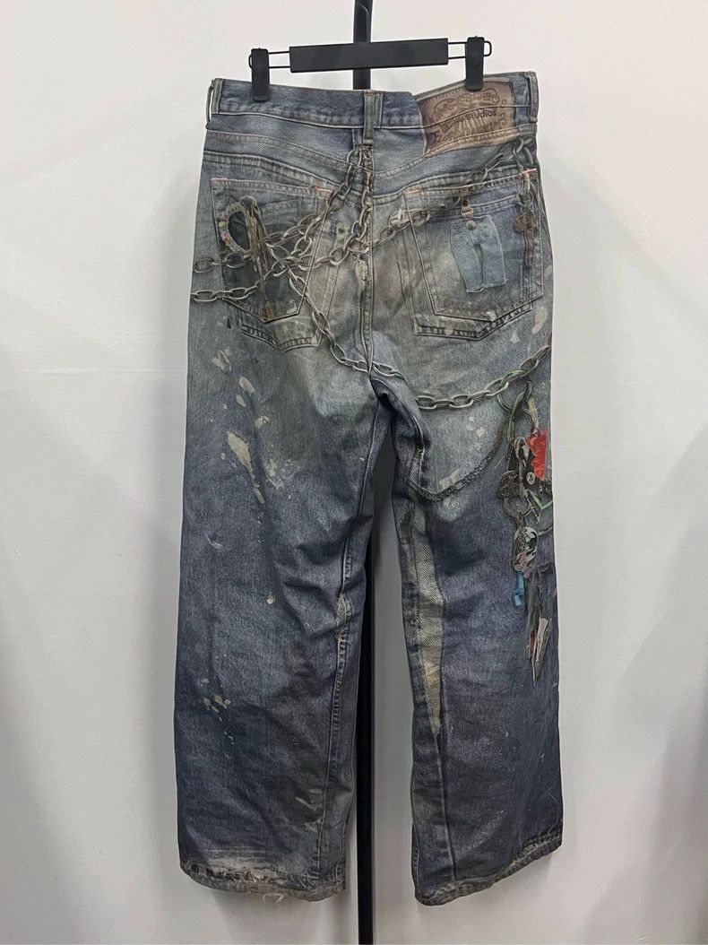 Acne Studios Acne Studios Baggy 3D Printed Jeans Size US 44 / EU 60 - 2 Thumbnail