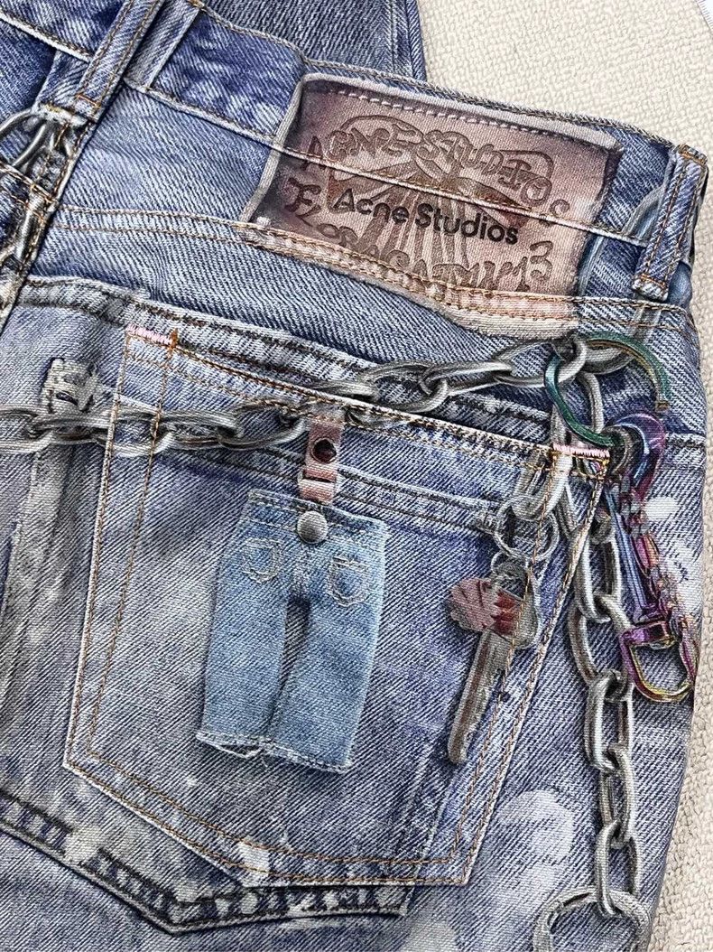 Acne Studios Acne Studios Baggy 3D Printed Jeans Size US 44 / EU 60 - 3 Thumbnail
