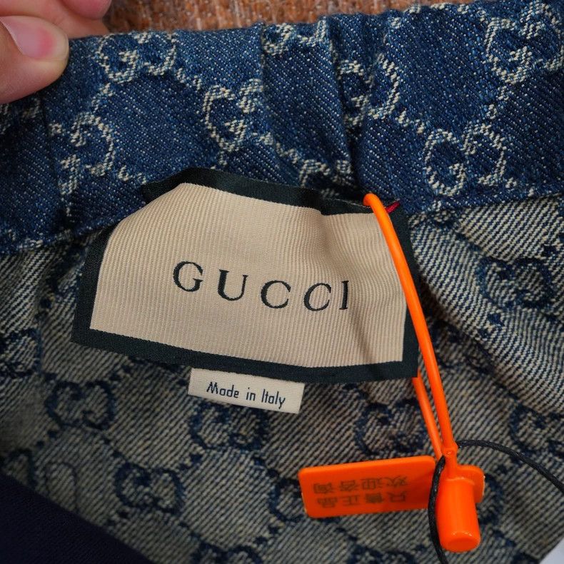 Gucci GUCCI Print Denim Shorts Size 50 Size US 44 / EU 60 - 4 Thumbnail