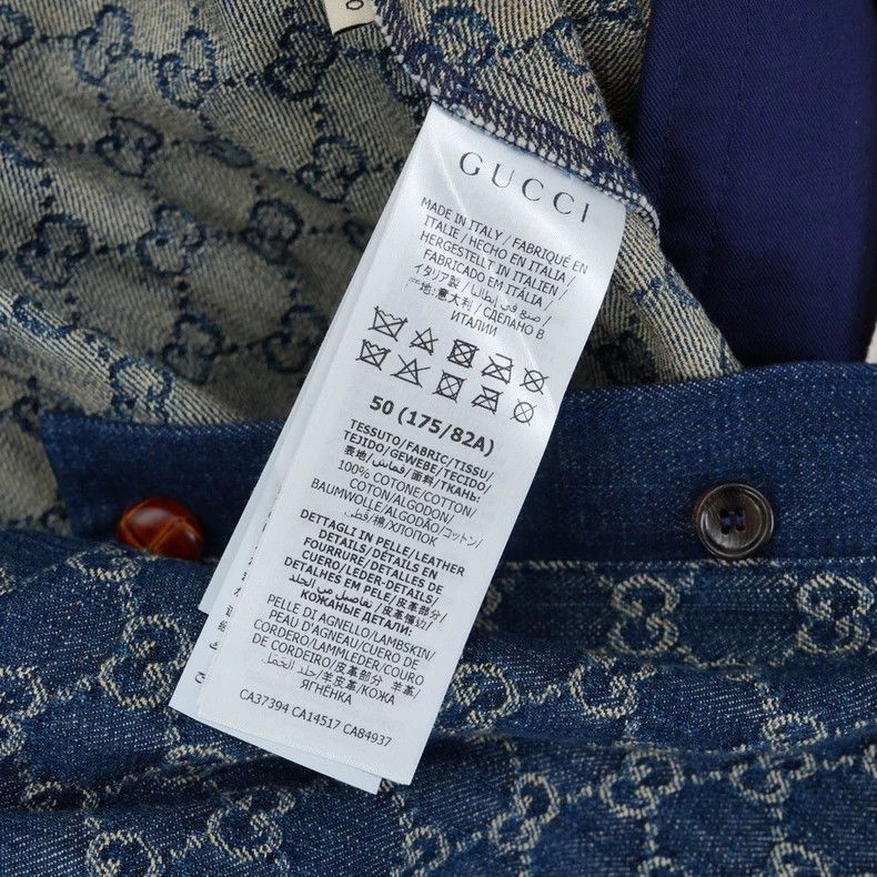 Gucci GUCCI Print Denim Shorts Size 50 Size US 44 / EU 60 - 5 Thumbnail