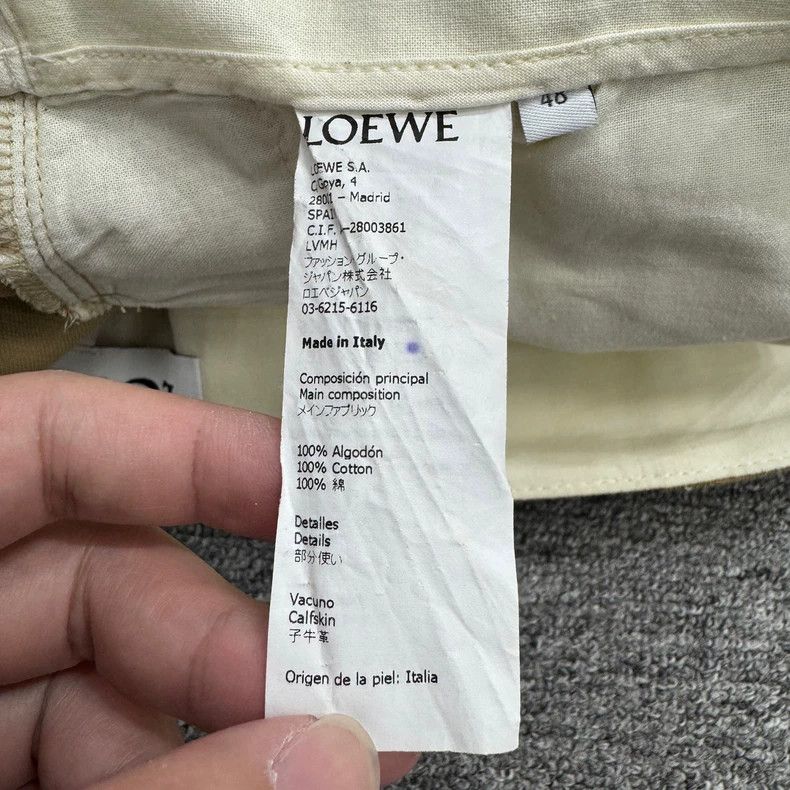 Loewe Loewe Casual Pants in Khaki Color-yf Size US 44 / EU 60 - 4 Thumbnail