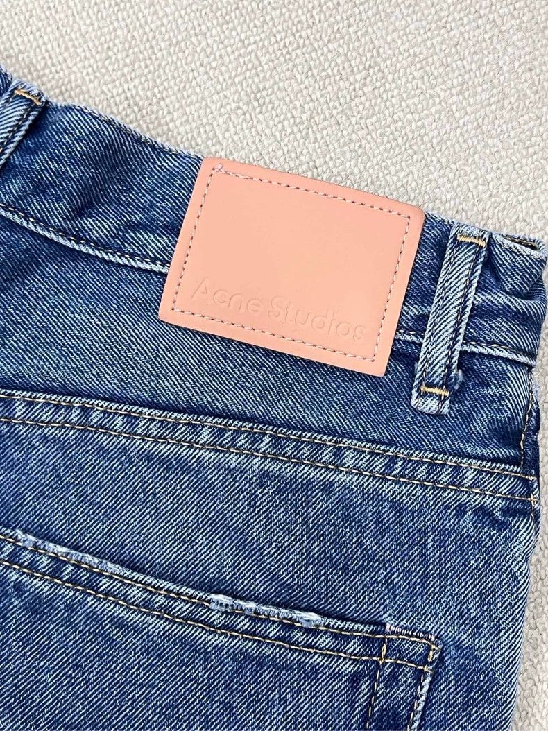Acne Studios Acne Studios High-Waisted Wide-Leg Jeans-yf Size US 26 / EU 42 - 3 Thumbnail