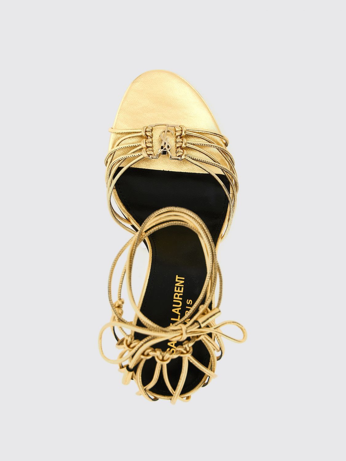 SAINT LAURENT PARIS サンダル ゴールド 2137124O0003 Saint Laurent Paris Saint Laurent Heeled Sandals Woman Gold