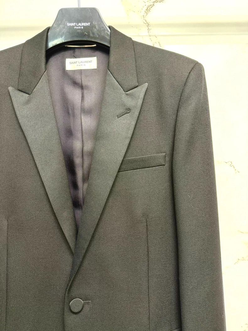 Yves Saint Laurent Saint Laurent Smoking Jacket Suit for Men- DMC Size US S / EU 44-46 / 1 - 2 Thumbnail