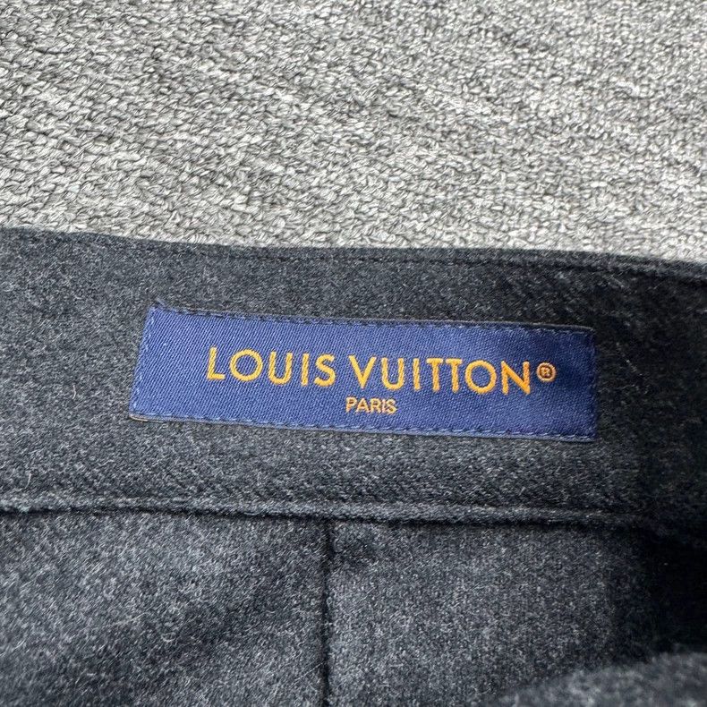 Louis Vuitton Louis Vuitton Wool Work Pants Size 46- DMC Size US 31 - 2 Thumbnail