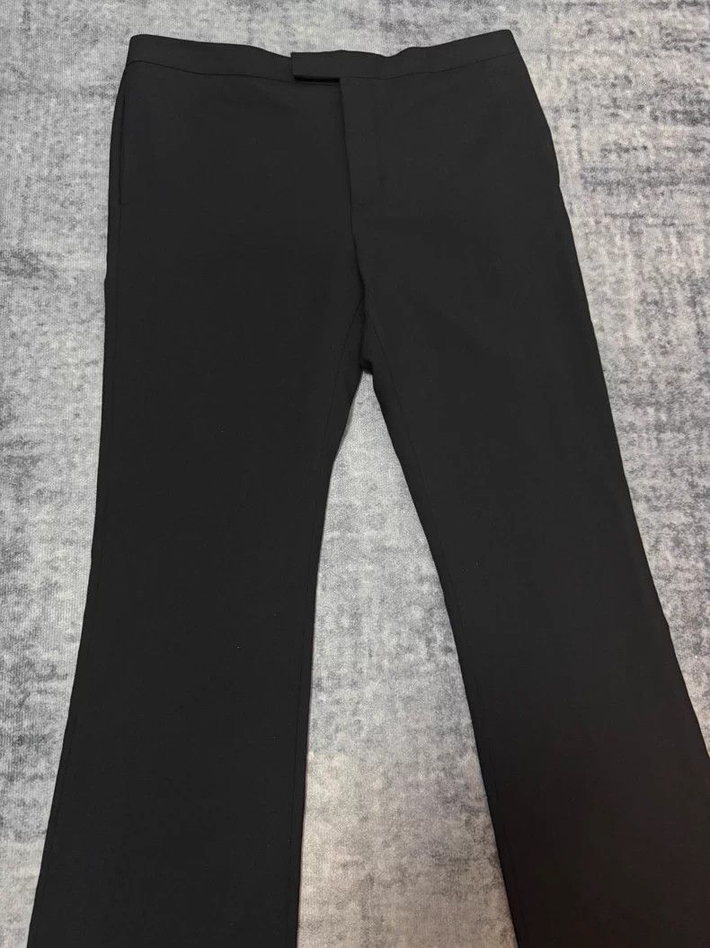 Yves Saint Laurent Saint Laurent Black Wool Flared Trousers- DMC Size US 31 - 3 Thumbnail