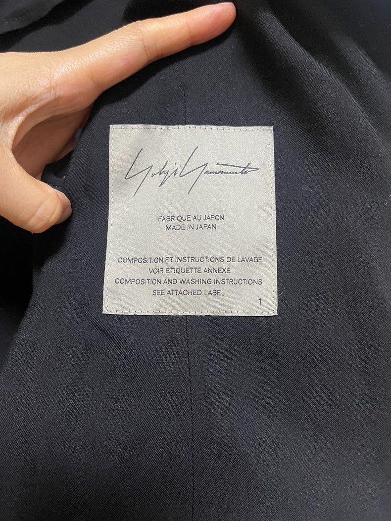 Yohji Yamamoto Yohji Yamamoto Black Asymmetrical Outerwear Top- DMC Size US M / EU 48-50 / 2 - 3 Thumbnail