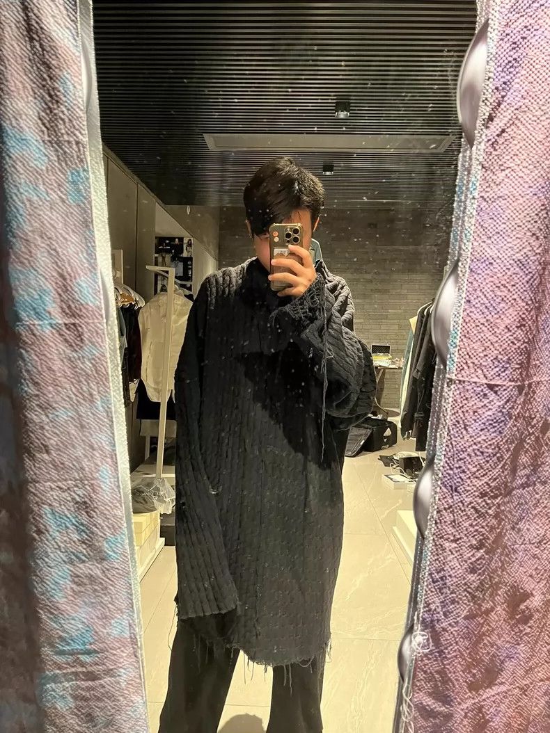 Raf Simons Raf Simons Oversized Cable-Knit Sweater- DMC Size US M / EU 48-50 / 2 - 8 Thumbnail