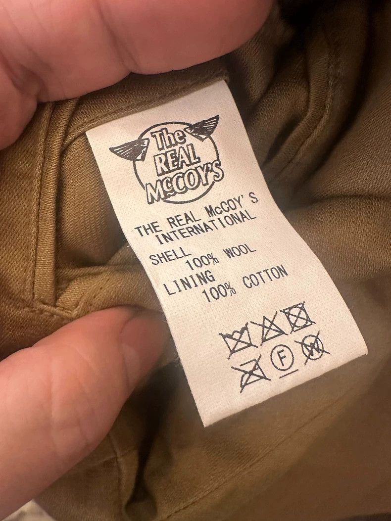 The Real McCoy's Wool Jacket with Small Collar and Four Buttons- DMC Size US M / EU 48-50 / 2 - 5 Thumbnail