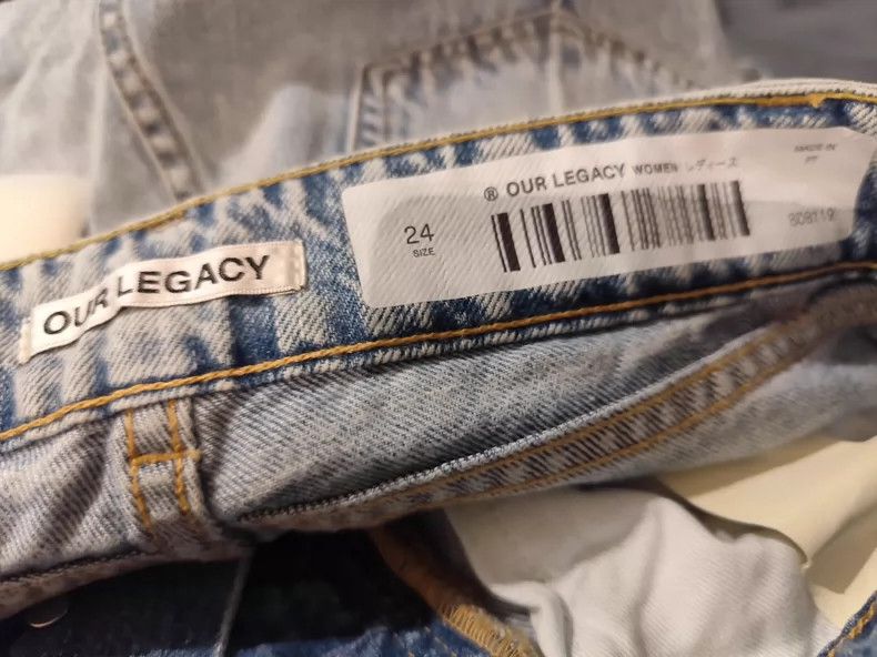 Our Legacy Our Legacy Light Blue Straight Leg Denim- DMC Size US 26 / EU 42 - 3 Thumbnail