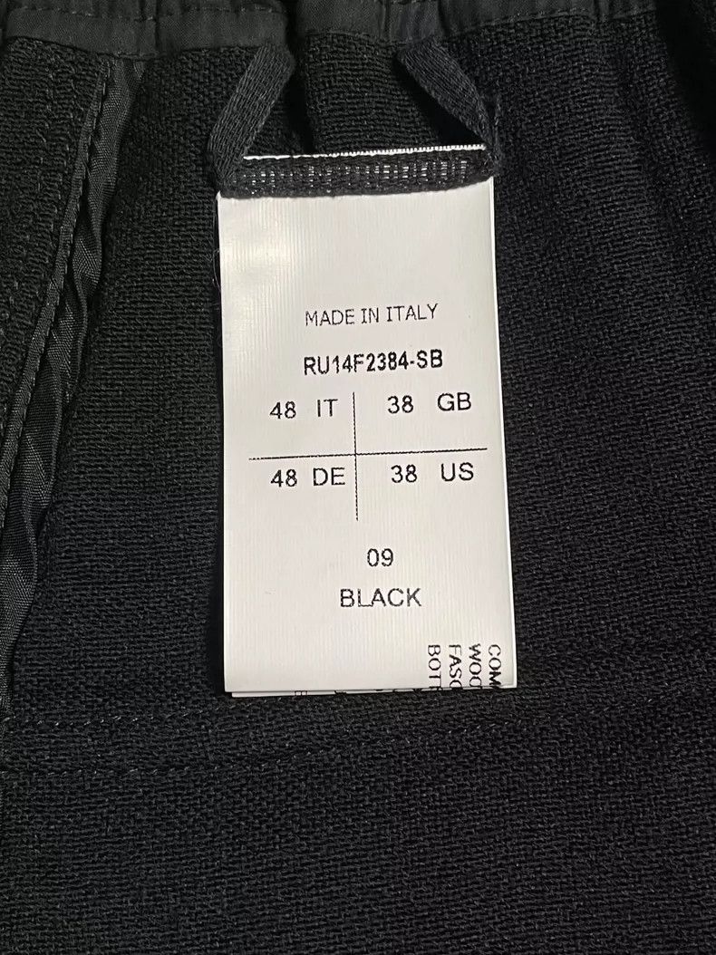 Rick Owens Rick Owens Black Shorts Size 48- DMC Size US 31 - 3 Thumbnail