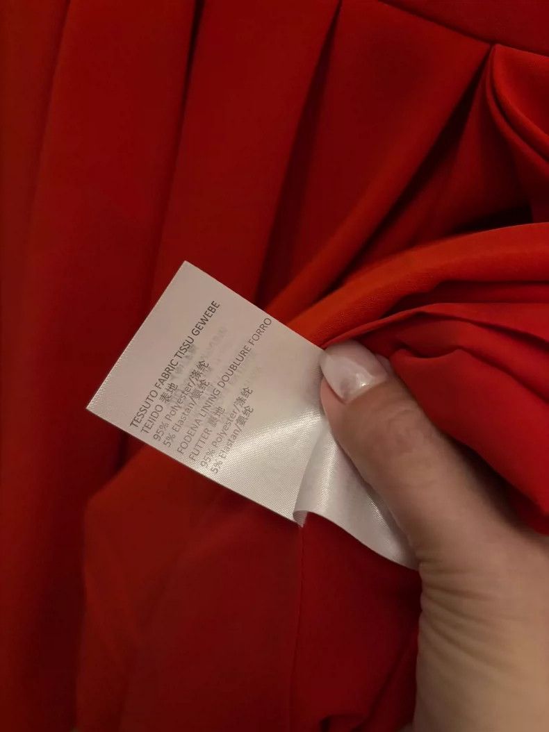 Alexander McQueen Stunning Red Dress by Alexander McQueen- DMC Size 28" / US 6 / IT 42 - 5 Thumbnail