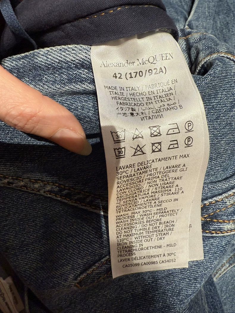 Alexander McQueen Alexander McQueen Denim Dress Size M- DMC Size 36" / US 14 / IT 50 - 3 Thumbnail