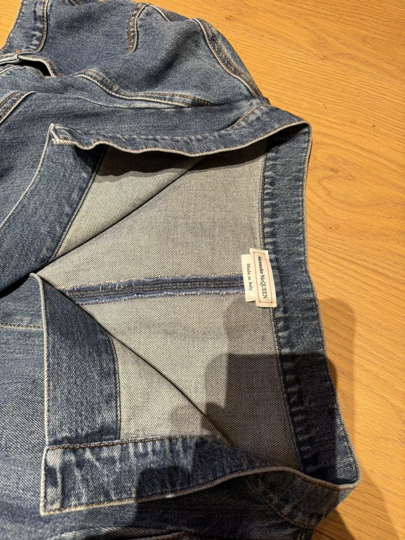 Alexander McQueen Alexander McQueen Denim Dress Size M- DMC Size 36" / US 14 / IT 50 - 2 Thumbnail