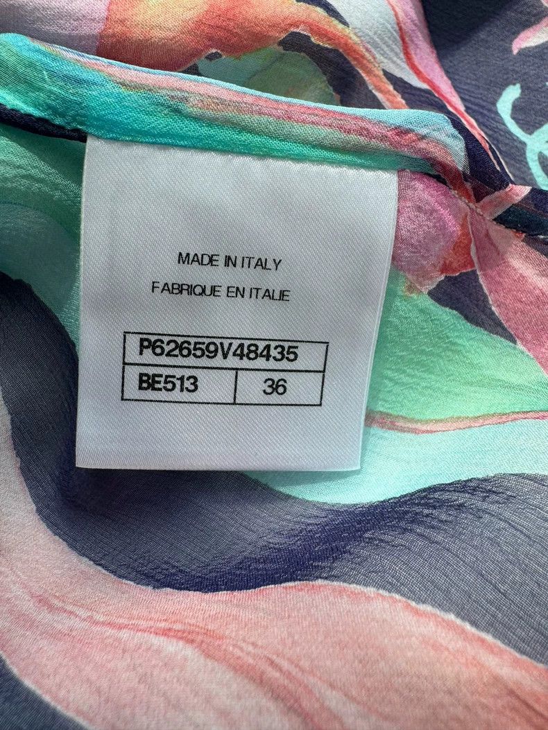 Chanel Chanel Tie-Dye Denim Jacket with Silk Lining- DMC Size US M / EU 48-50 / 2 - 7 Thumbnail