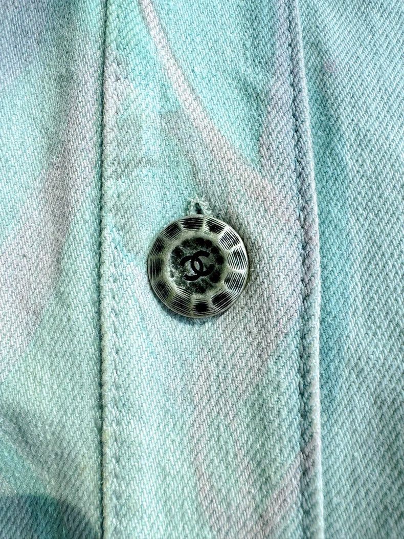 Chanel Chanel Tie-Dye Denim Jacket with Silk Lining- DMC Size US M / EU 48-50 / 2 - 3 Thumbnail