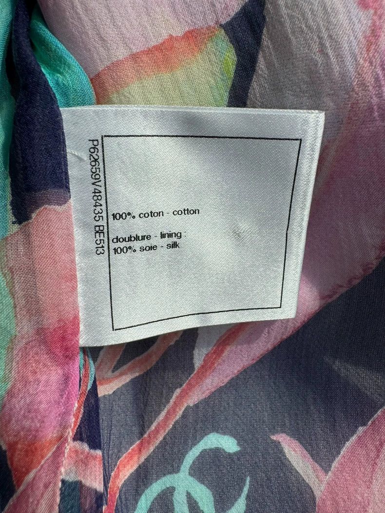 Chanel Chanel Tie-Dye Denim Jacket with Silk Lining- DMC Size US M / EU 48-50 / 2 - 8 Thumbnail