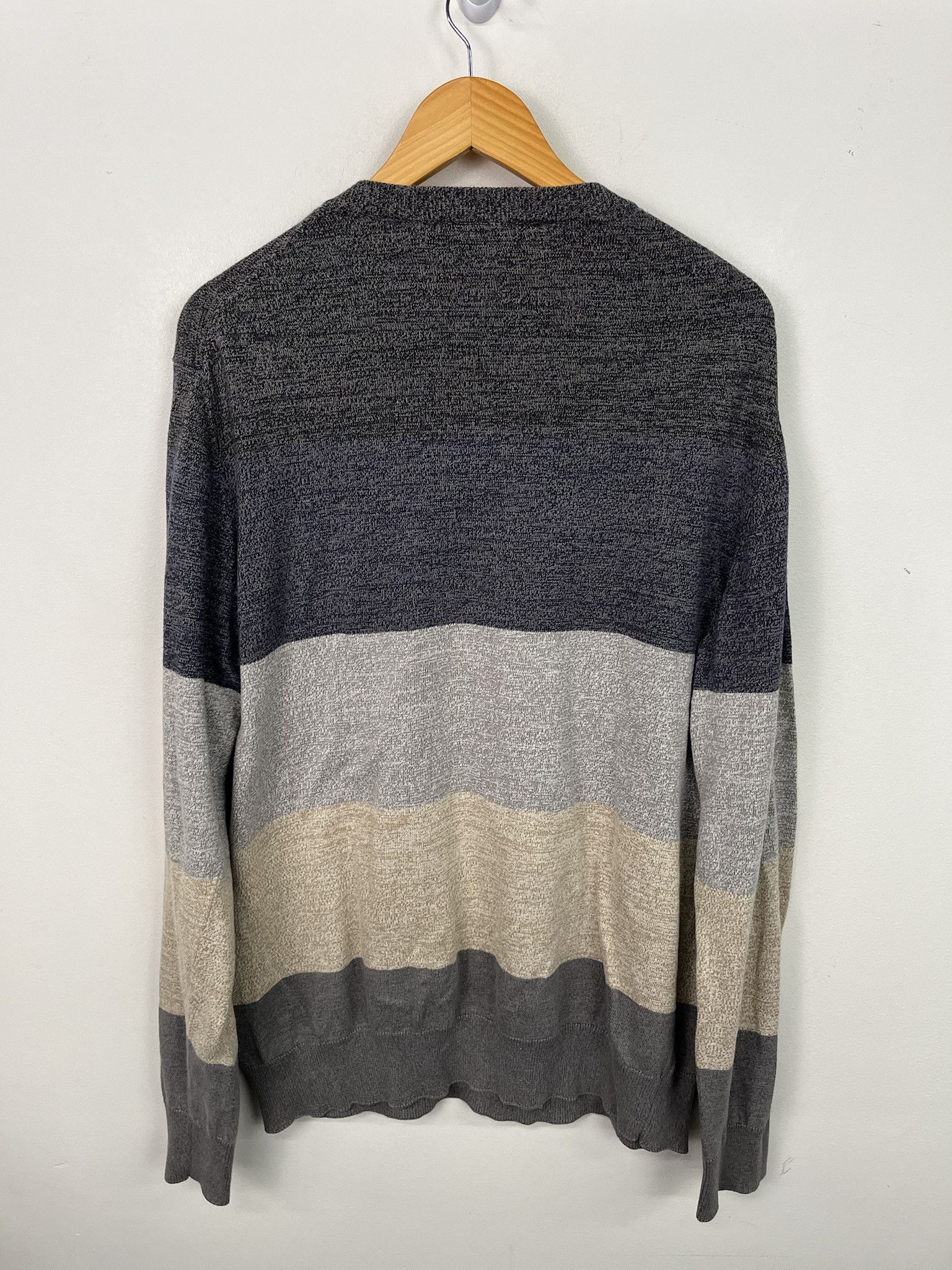 Tommy Hilfiger Vintage 90s Sean John Striped Knit Sweater Size XXL Size US XXL / EU 58 / 5 - 2 Thumbnail