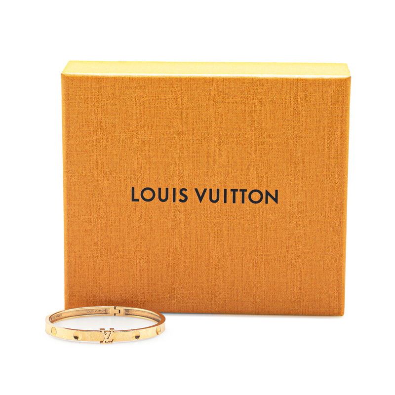 Louis Vuitton Louis Vuitton Louis Vuitton Empreinte LV Au750 Bracelet Size 16 Metal Bangle Q95635 Size ONE SIZE - 8 Thumbnail