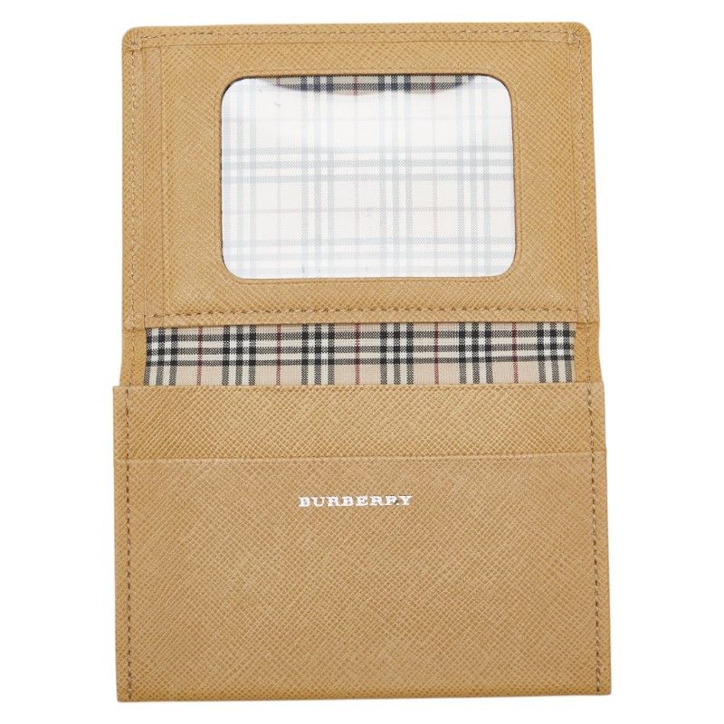 Burberry Burberry Burberry Nova Check Leather Card Case Leather Card Case Size ONE SIZE - 4 Thumbnail