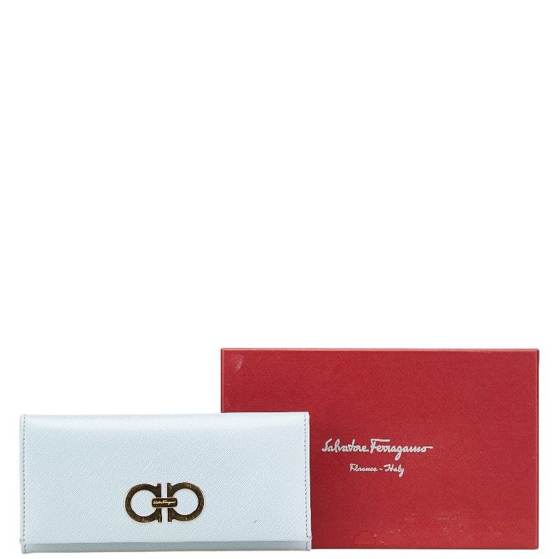 Salvatore Ferragamo Salvatore Ferragamo Salvatore Ferragamo Gancini Leather Long Wallet Leather Long Wallet Size ONE SIZE - 12 Thumbnail
