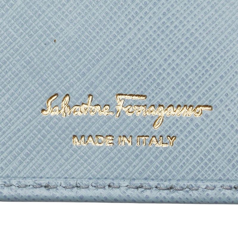 Salvatore Ferragamo Salvatore Ferragamo Salvatore Ferragamo Gancini Leather Long Wallet Leather Long Wallet Size ONE SIZE - 10 Thumbnail
