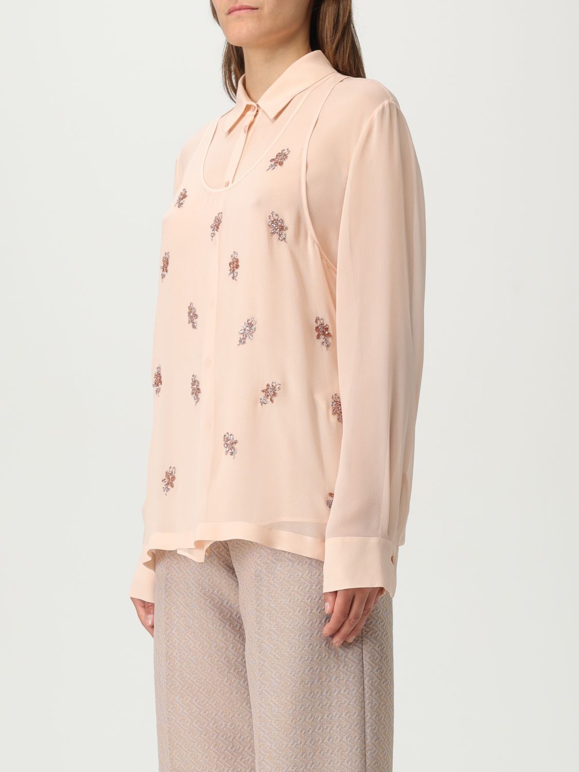 Fendi Fendi Shirt Woman Pink Size M / US 6-8 / IT 42-44 - 4 Thumbnail