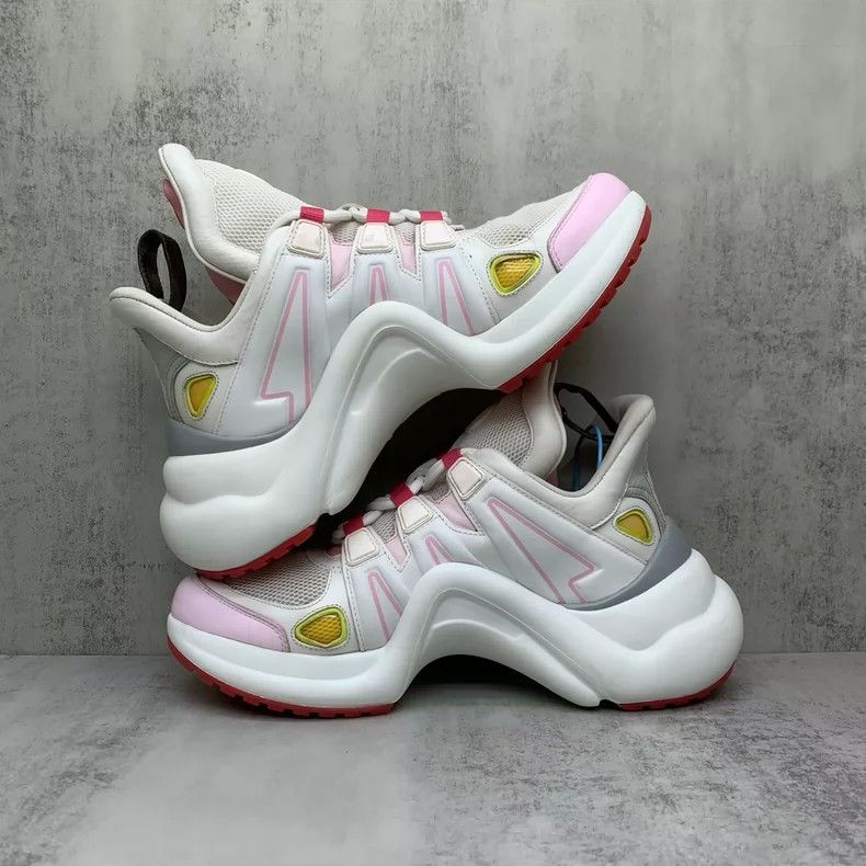 Louis Vuitton Pink Louis Vuitton Dad Sneakers Size 37 Size US 6 / IT 36 - 3 Thumbnail