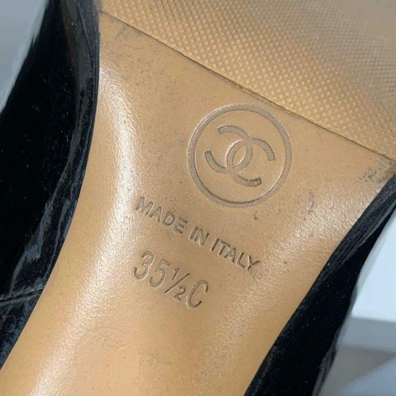 Chanel Chanel Patent Leather Short Boots Size 35.5 Size US 5 / IT 35 - 8 Thumbnail