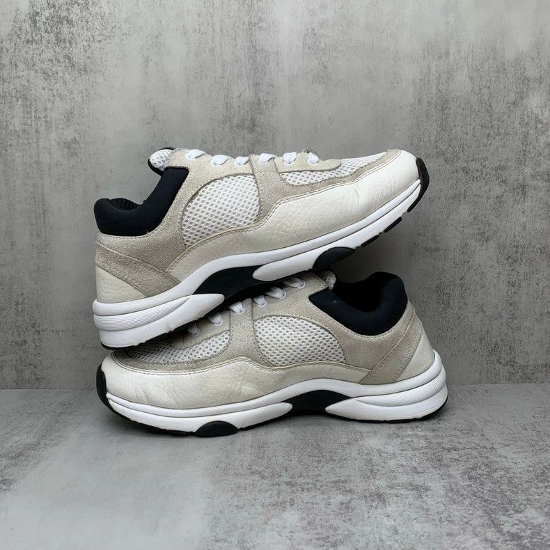 Chanel Chanel Black and White Panda Sneakers Size 37 Size US 8 / IT 38 - 7 Thumbnail