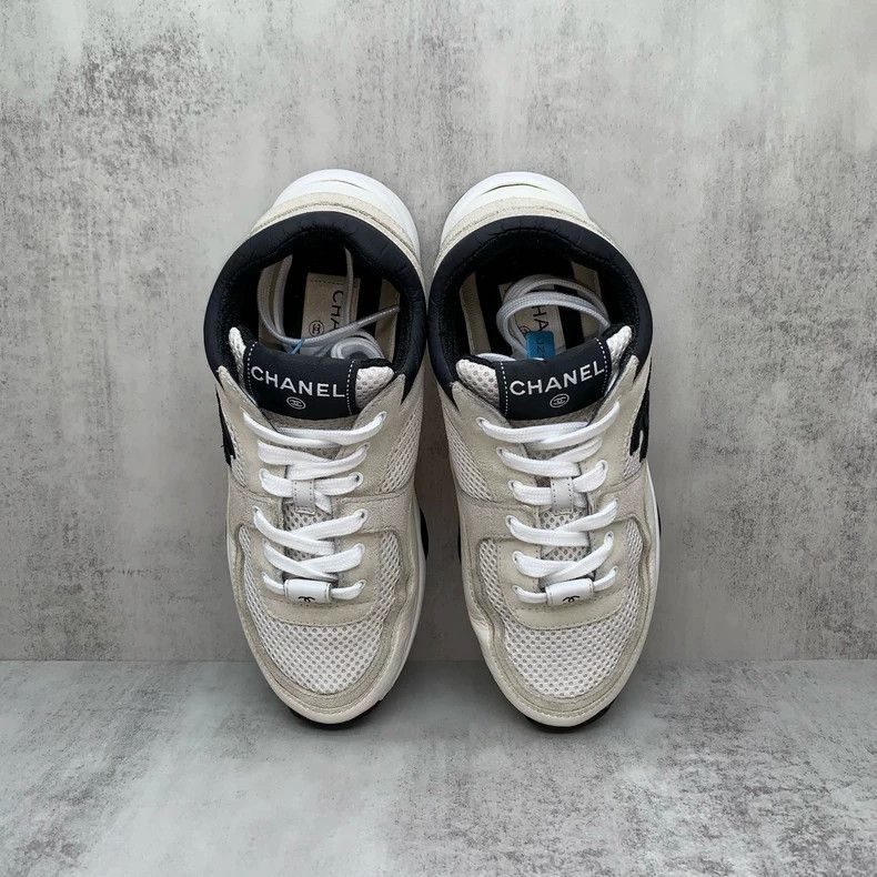 Chanel Chanel Black and White Panda Sneakers Size 37 Size US 8 / IT 38 - 9 Thumbnail
