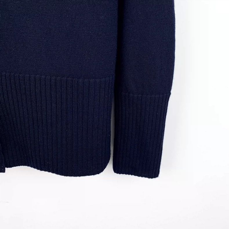 Thom Browne Thom Browne Navy Long Sleeve Knit Cardigan Size US M / EU 48-50 / 2 - 5 Thumbnail