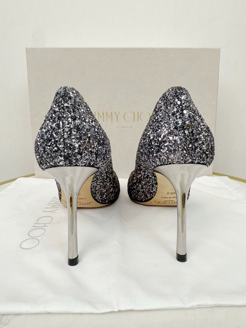 Jimmy Choo Jimmy Choo Sequin High Heels Size 35.5 Size US 6 / IT 36 - 8 Thumbnail