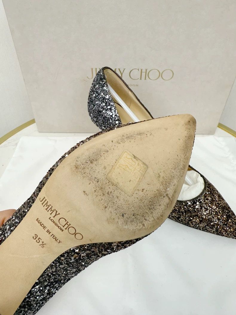 Jimmy Choo Jimmy Choo Sequin High Heels Size 35.5 Size US 6 / IT 36 - 7 Thumbnail