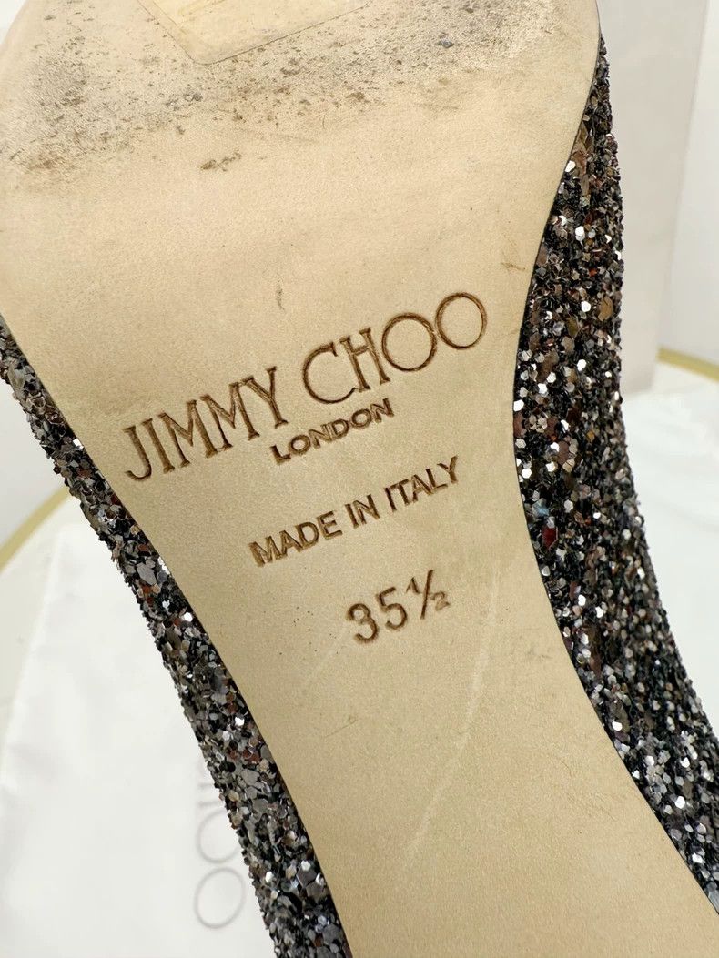 Jimmy Choo Jimmy Choo Sequin High Heels Size 35.5 Size US 6 / IT 36 - 5 Thumbnail