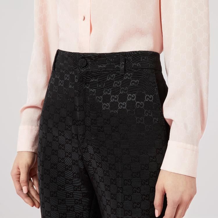Gucci Gucci Light GG Canvas Pant SIZE 40 Size ONE SIZE - 2 Thumbnail