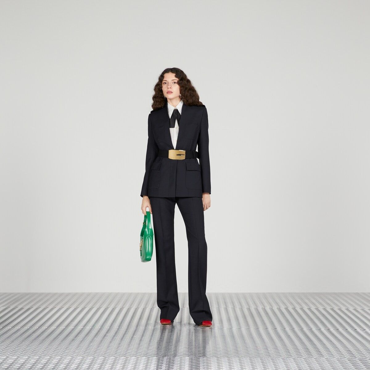 Gucci Gucci Wool Mohair pant SIZE 42 Size ONE SIZE - 3 Thumbnail