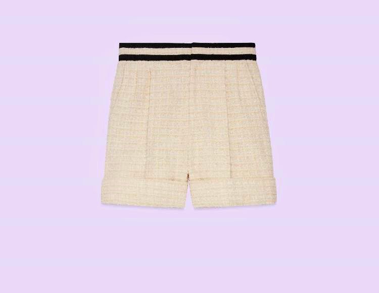 Gucci Gucci Tweed Shorts SIZE 36 Size ONE SIZE - 2 Thumbnail
