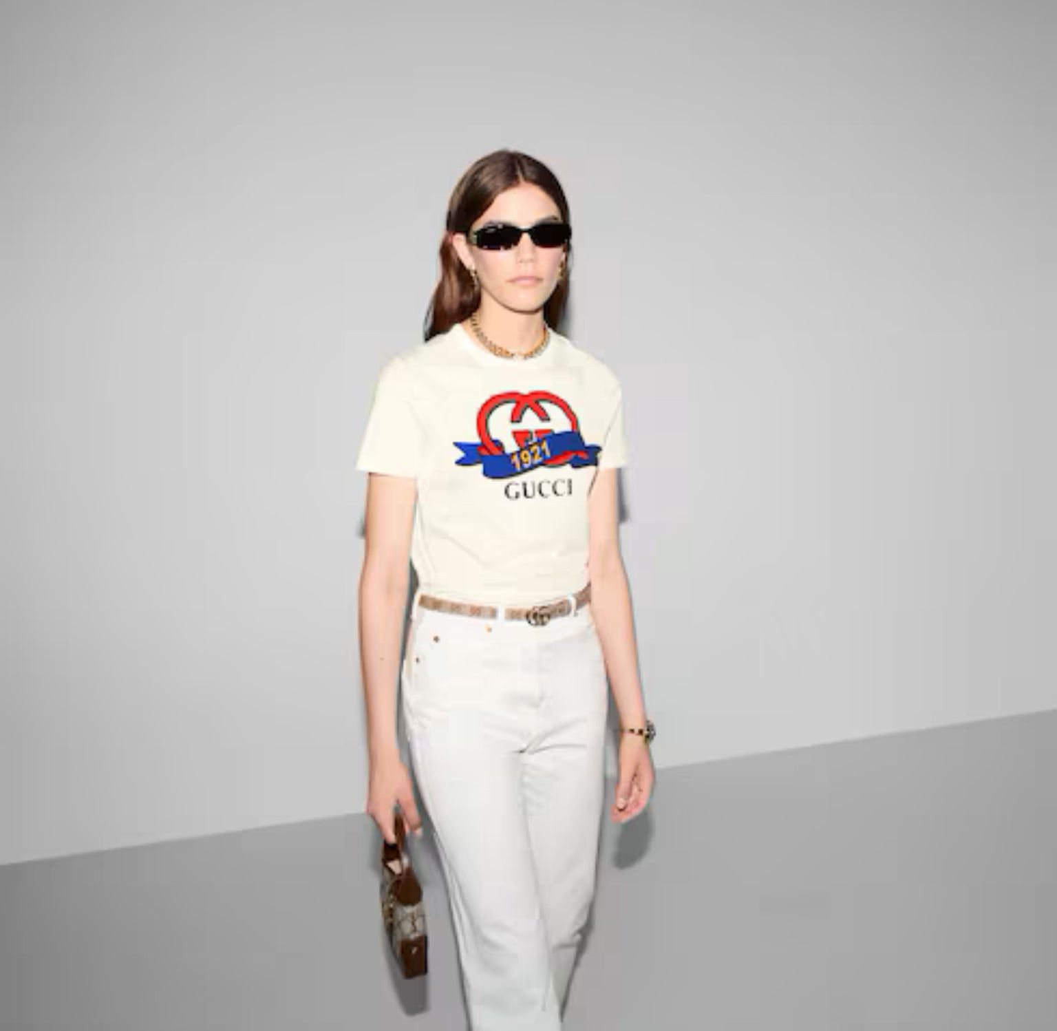 Gucci Gucci Interlocking G 1921 T-Shirt SIZE XS Size ONE SIZE - 3 Thumbnail