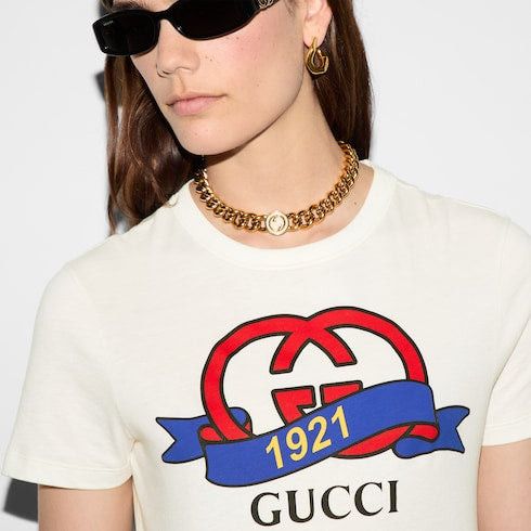 Gucci Gucci Interlocking G 1921 T-Shirt SIZE S Size ONE SIZE - 2 Thumbnail