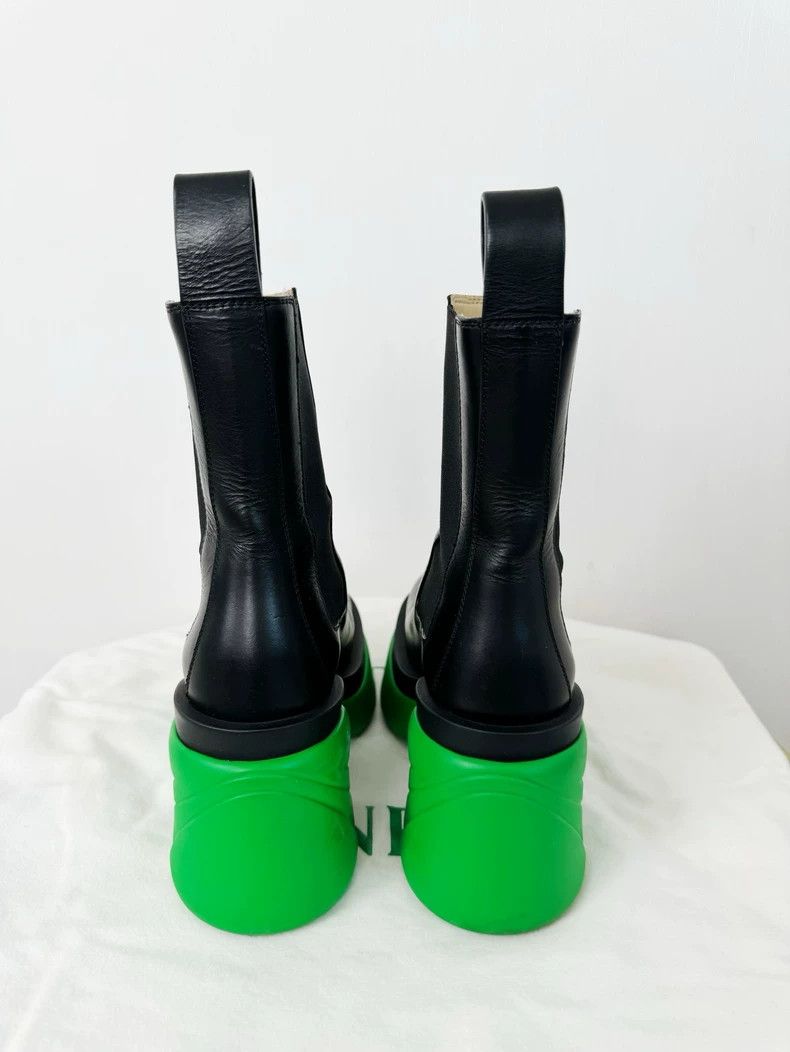 Bottega Veneta Bottega Veneta Black and Green Boots Size 35.5 Size US 6 / IT 36 - 3 Thumbnail