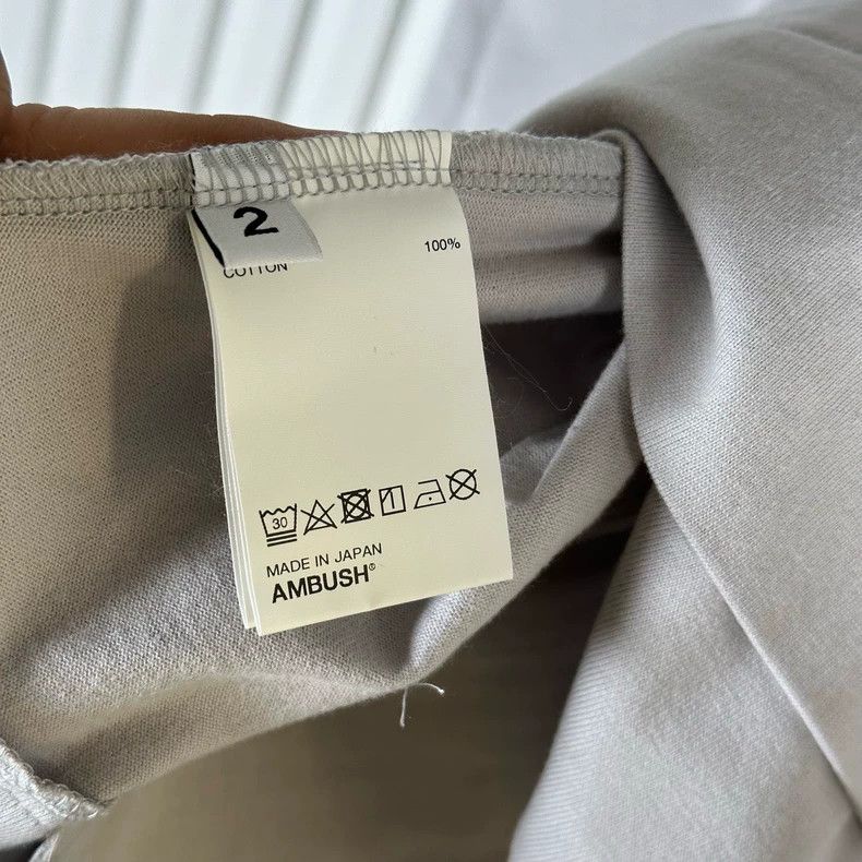 Amiri AMBUSH Gray Short Sleeve Multi-Pocket T-Shirt Size US M / EU 48-50 / 2 - 4 Thumbnail