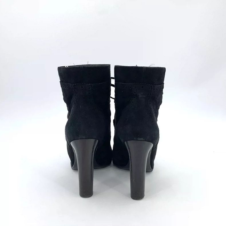 Hermes Hermes Black Lace-Up High Heel Booties Size US 8 / IT 38 - 4 Thumbnail