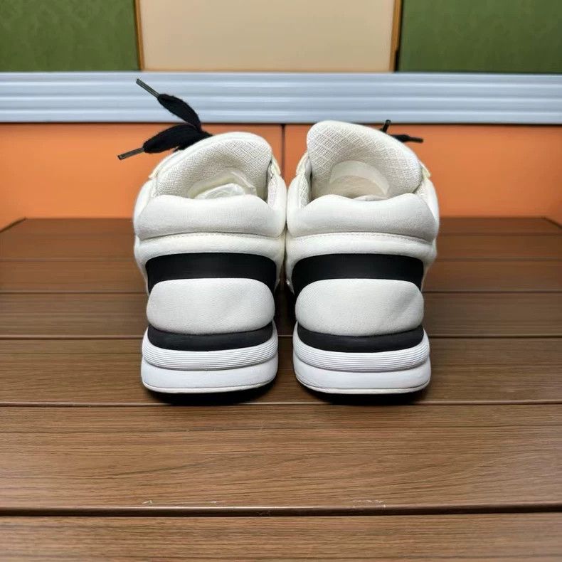Chanel Chanel Black and White Casual Sneakers Size US 7 / IT 37 - 6 Thumbnail